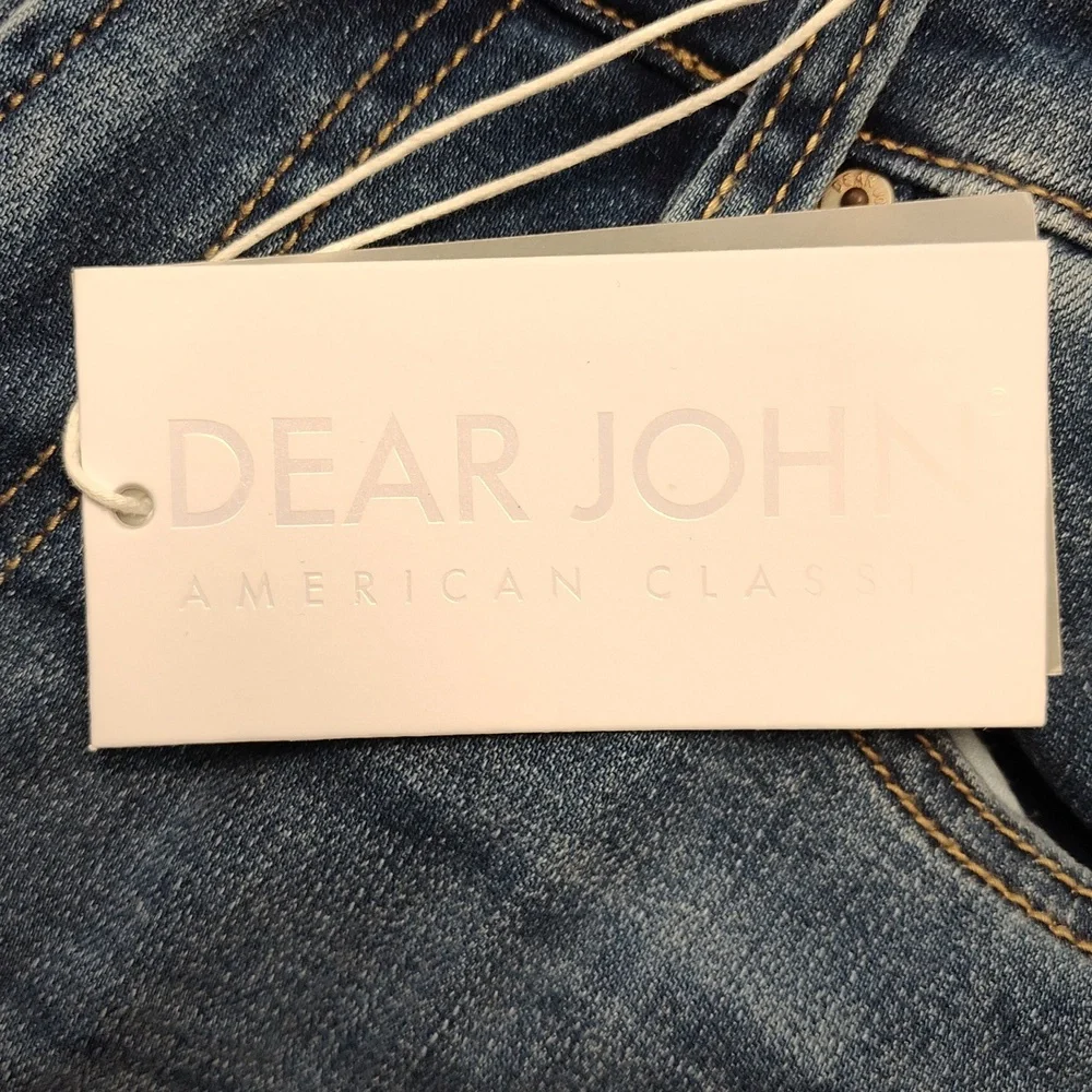 Dear John American Classic Women's Size 28th Medium Wash Denim Blue Jeans - Picture 8 of 12